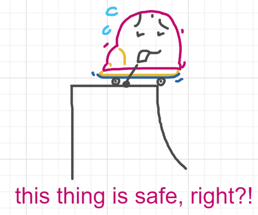 A panel from Running Duos, episode four of the Board Boards object show by Furretwalk/WalkingFurret.